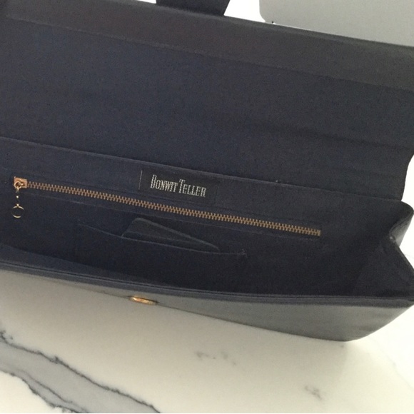 50’s VINTAGE 🔥 BONWIT TELLER leather bag from long gone Luxury Retailer. Love! - Picture 9 of 13